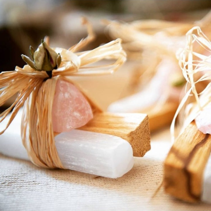 Heart Space Crystal and Smudge Bundle