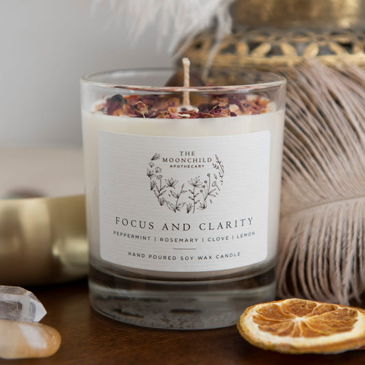 'Focus and Clarity' Soy Wax Candle